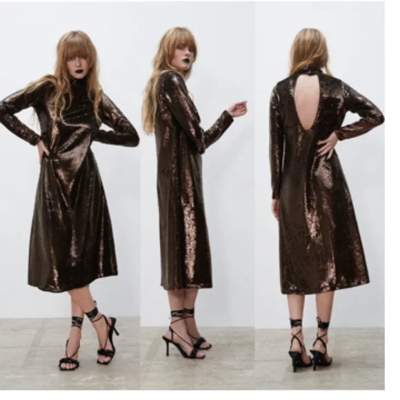 ZARA SEQUIN KNIT DRESS Bloggers favorite ZARA SEQUIN KNIT DRESS Bloggers favorite
